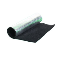 Fire proof carbon fiber felt with aluminum foil membrane